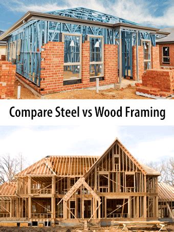 is a wood or steel box frame better|wood framing pros and cons.